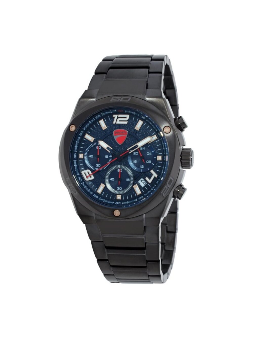NWT Ducati Chronograph Quartz Blue Dial Men's Watch